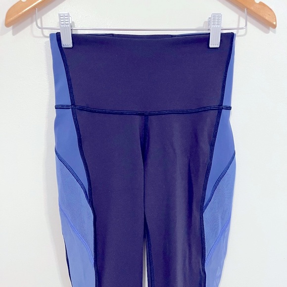 Lululemon Colour Me Ombre Crop *21" Midnight Navy/Gatsby Blue/Visto Blue 4 - Picture 10 of 16
